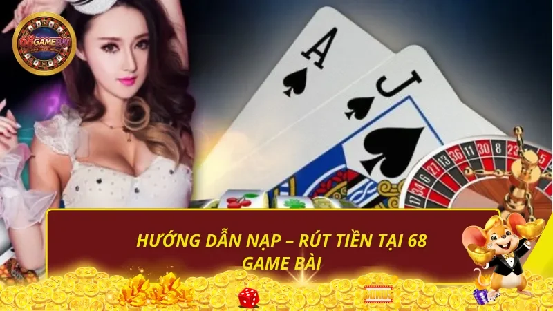 Hướng dẫn nạp – Rút tiền tại 68 Game Bài